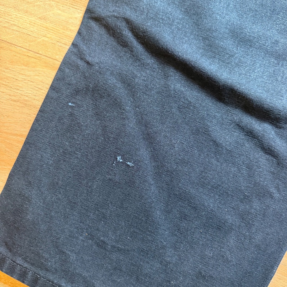 Vintage Carhartt B01 Pants Mens 34x31 Faded Black Double Knee Canvas Dungaree - Picture 5 of 12
